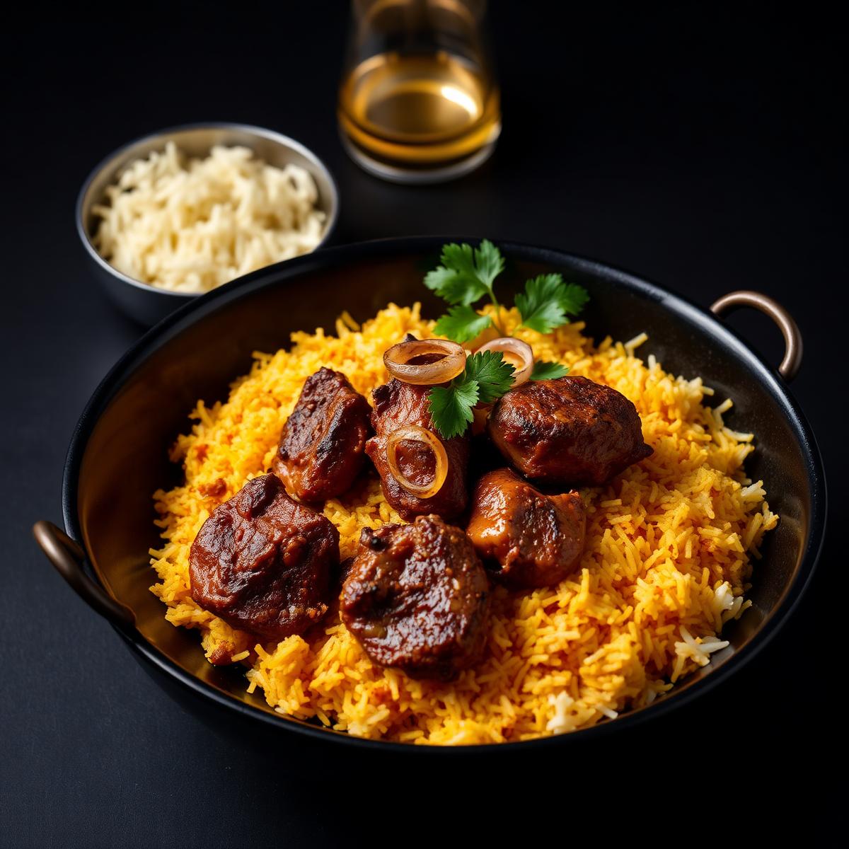 Mutton Tikka Biryani